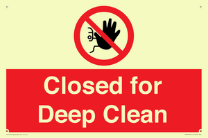 Closed for Deep Clean